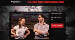 Desktop Screenshot of boomerangtheatre.org